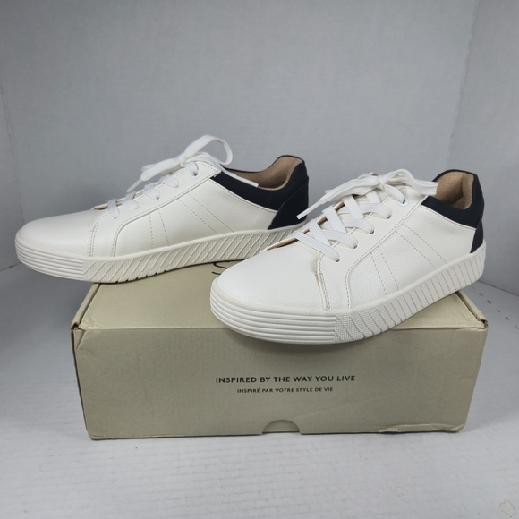 SOUL Naturalizer Women's Neela White and Black Oxford Sneakers Size 7 Wide - Picture 3 of 12
